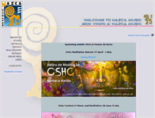 Tablet Screenshot of nazcamusic.com